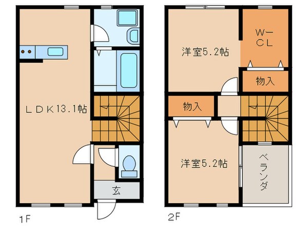 アガサス砂場北の物件間取画像